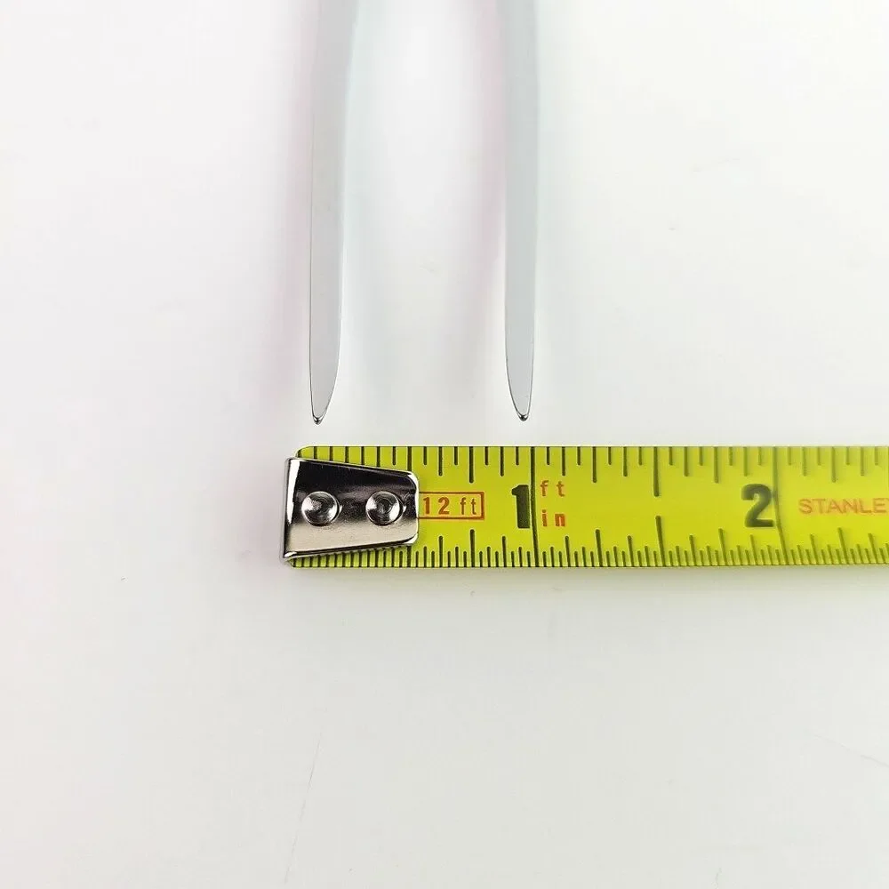 Vintage Chas D Briddell Carvel Hall Stainless Steel Carving Fork 10.5 in USA
